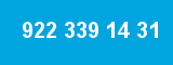 922 339 14 31